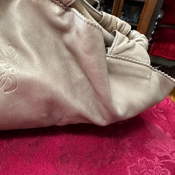 Loewe Gold Shimmer Leather Hobo Bag. EUC. - Picture 4 of 13